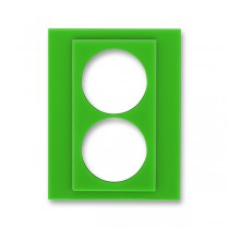 ND5513H-A2223 67  Díl výměnný pro kryt zásuvky dvojnásobné, zelená